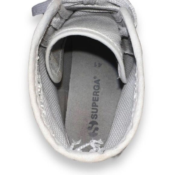 Superga Coto 2795 Cotton Canvas High Tops Grey Women's 9.5 - Picture 9 of 11